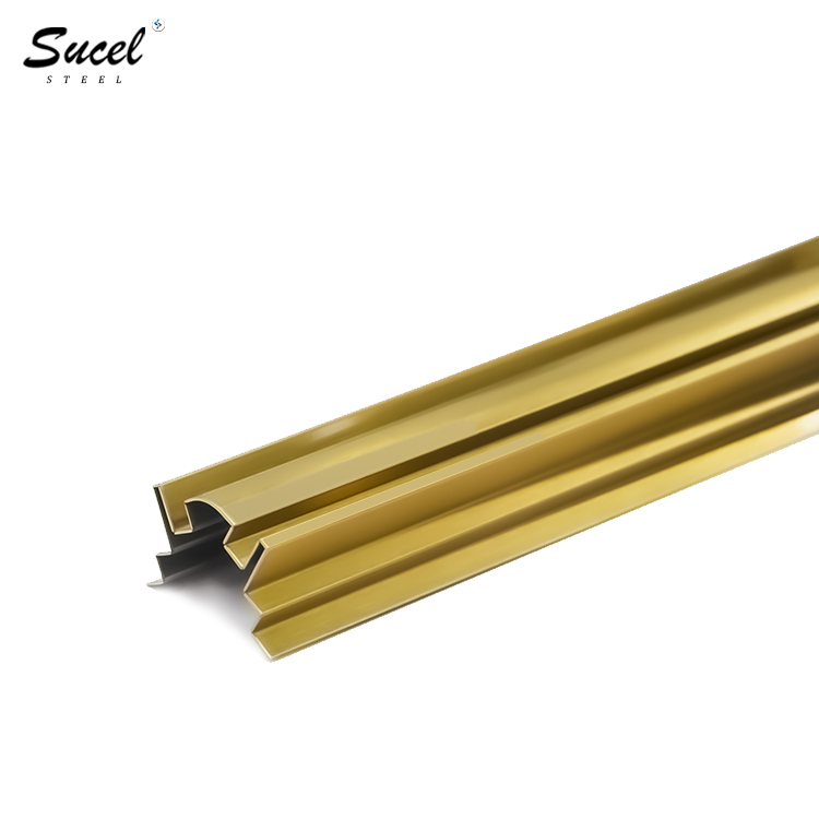 Suc-CG01 Champagne Gold Special Stainless Steel Tile Trim