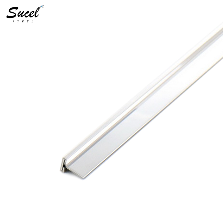 SUCEL Hot Sale T Shape Stainless Steel Tile Trims For Floor And Wall Decoration
