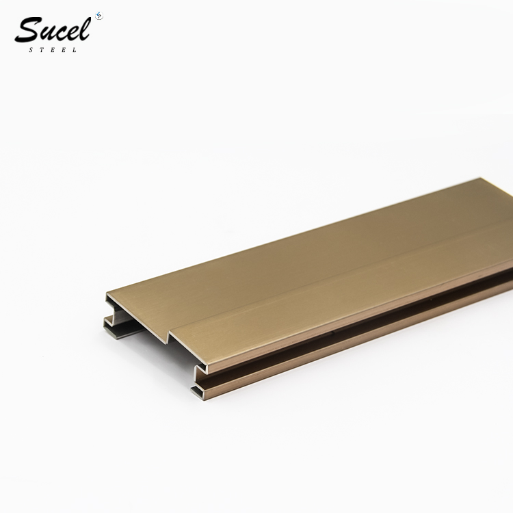 SUCEL New Decorative Stainless Steel Skirting For Wall Corner Decoration