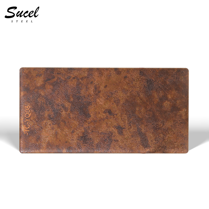 Sucel Steel YQ08 Home Decor Interior Decoration Antique Stainless Steel Sheet