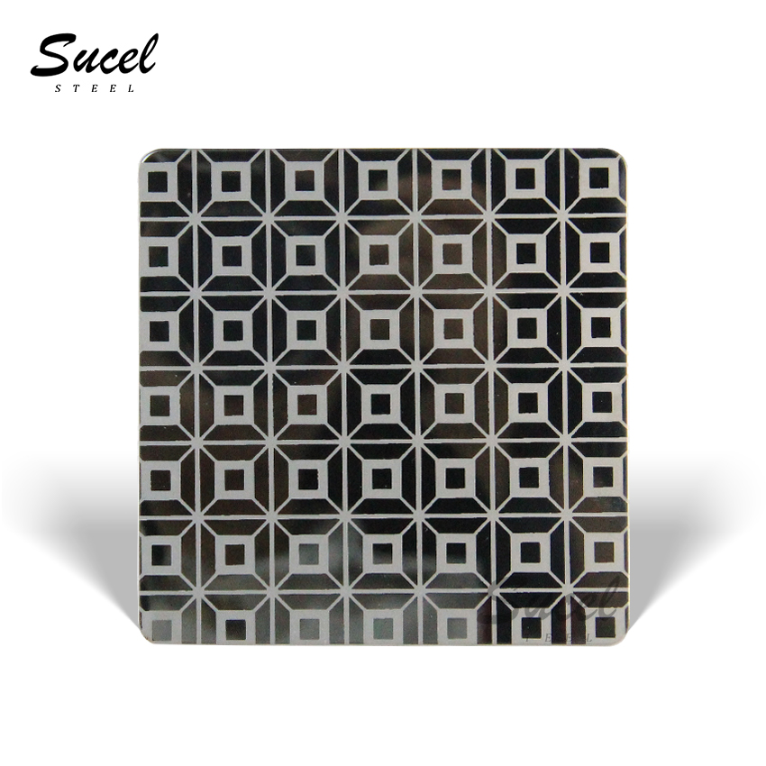 2023 SUCEL STEEL New Product  Mirror Etched HTG-49 stainless steel sheet