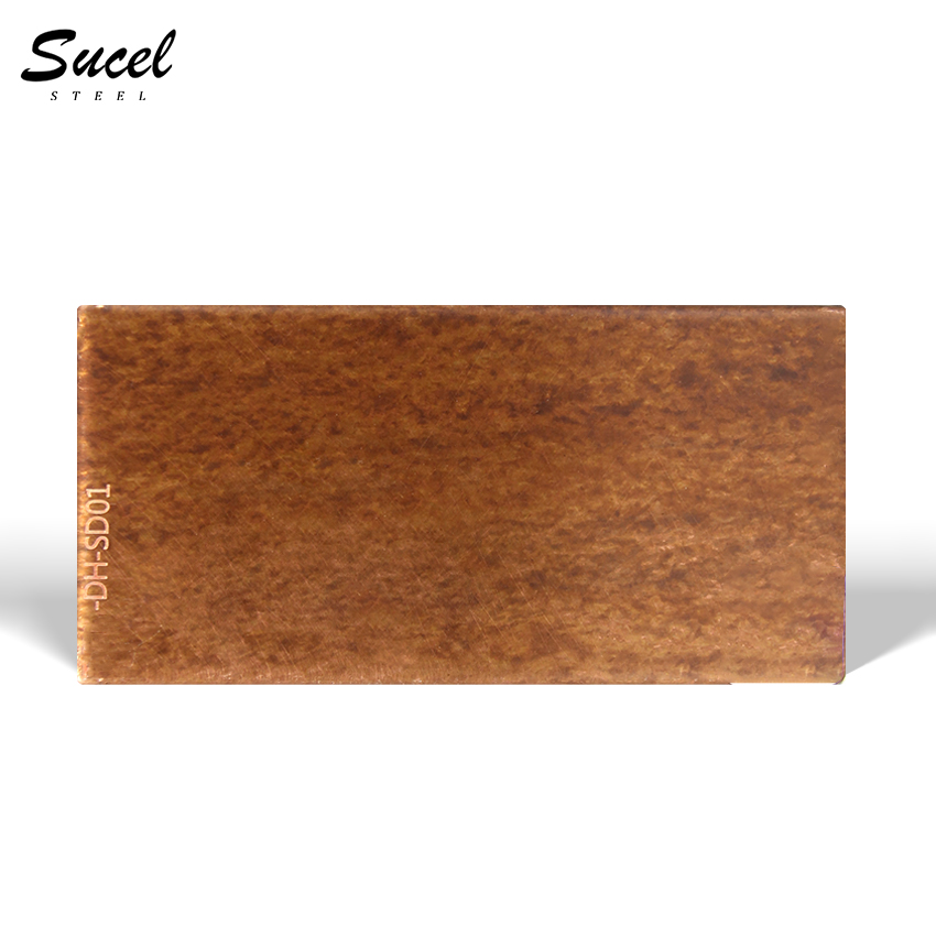 SD01 Bronze Antique Copper Stainless Steel Sheet