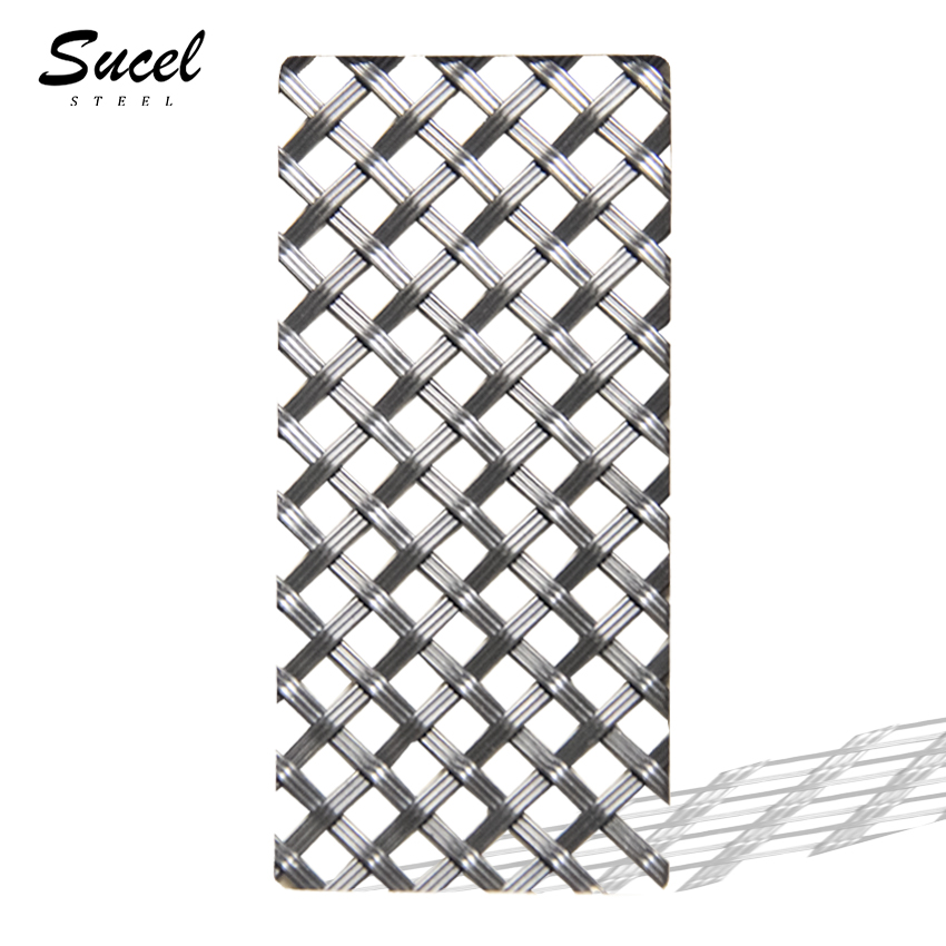 2023 New Decorative Stainless Steel Woven Mesh 02