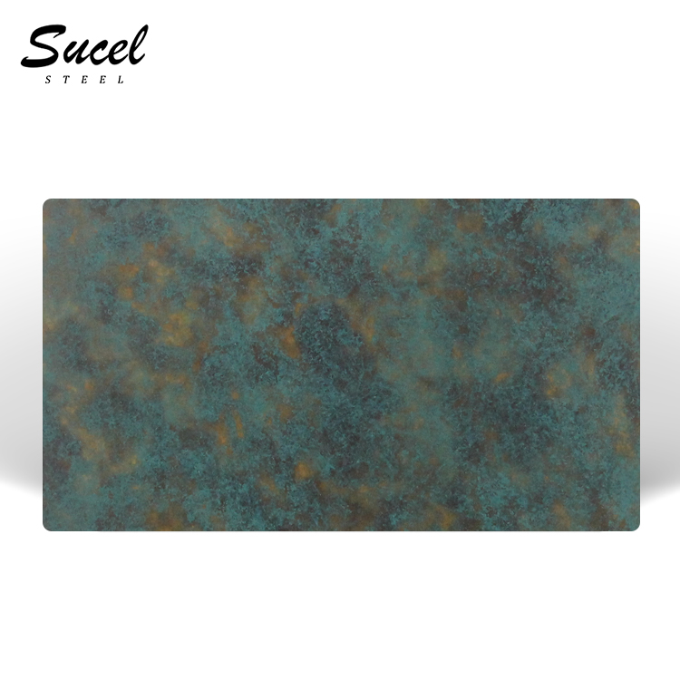 Sucel Steel Copper Antique Patina Stainless Steel Sheet