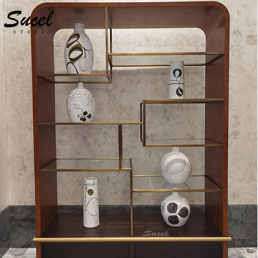 Sucel Steel Factory Direct Genuine 304 Sale Customize Art Style Stainless Steel Cabinet